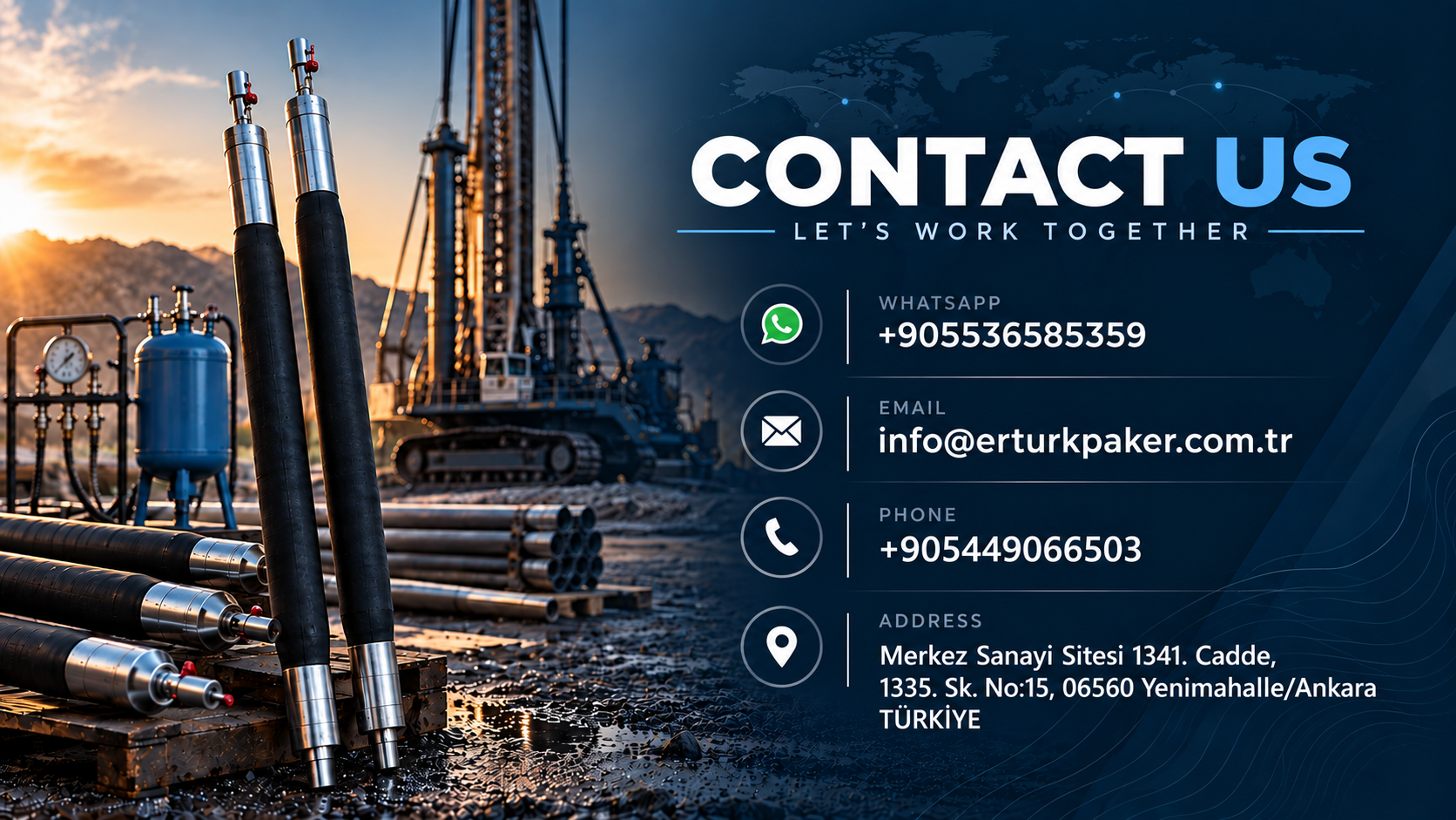 Erturk Paker drilling equipment manufacturer contact information